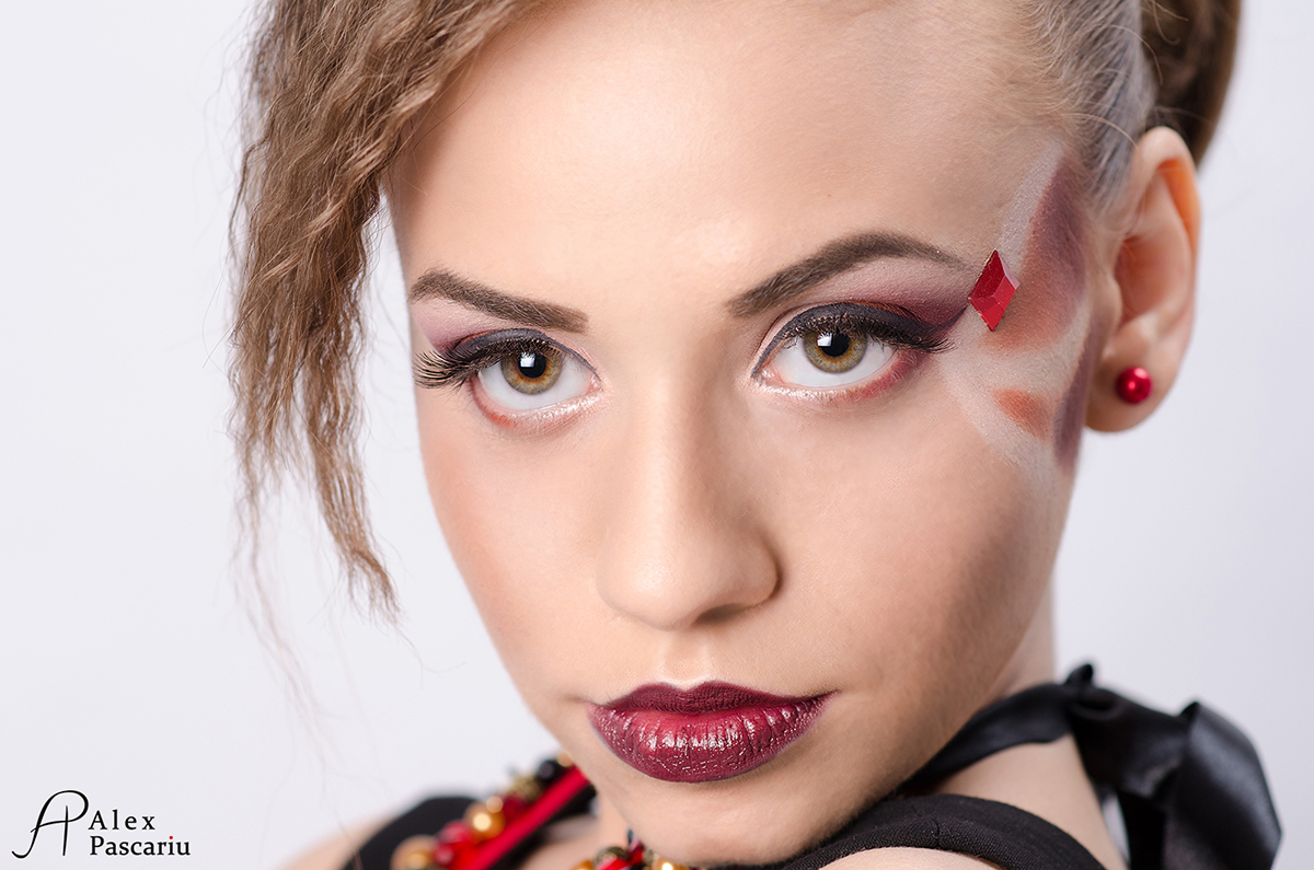 Alexandras photo shoot about make-up 